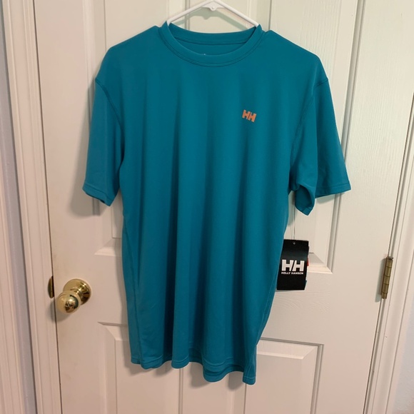 Helly Hansen Mens Blue Active Training Top Size Large - Picture 1 of 5